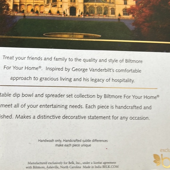 Dip bowl and spread set - Picture 4 of 4